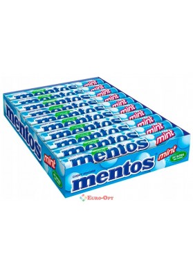 Набір жувальних цукерок Mentos Mint (М'ятний Смак) 38g. × 20шт