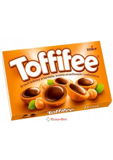 Цукерки Toffifee Whole Hazelnut in Nougat Cream Filled Caramel 125g