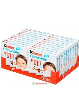 Набор шоколадных батончиков Kinder Chocolate Т4 50g. * 20