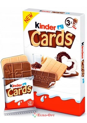 Печиво Kinder Cards 76г (3×2 шт)