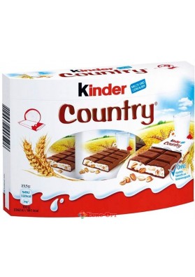 Шоколадні батончики Kinder Country 9шт. 211.5г
