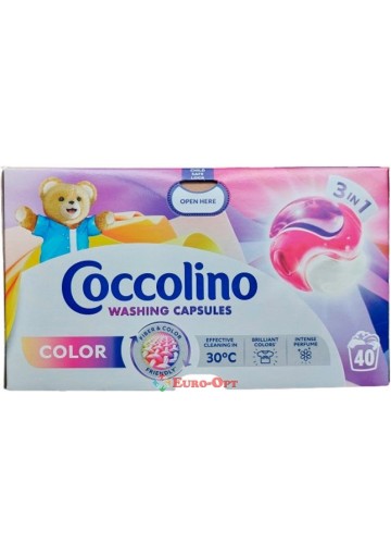 Капсулы для Стирки Coccolino Care Color 40 шт.