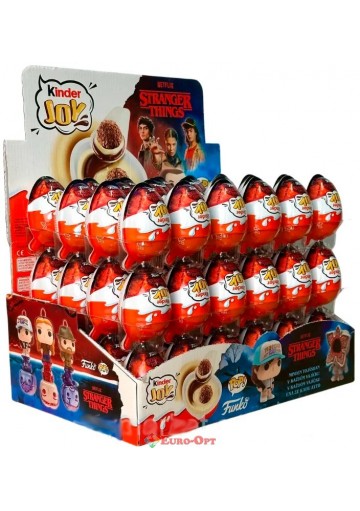 Набор шоколадных яиц Kinder Joy Netflix Stranger Things 72шт × 20г