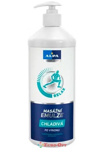Эмульсия массажная охлаждающая Alpa Masazni Emulze Chladiva 1l