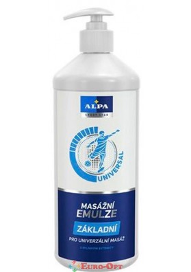 Эмульсия массажная с травами Alpa Masazni Emulze Zakladni 1l