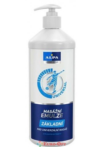 Эмульсия массажная с травами Alpa Masazni Emulze Zakladni 1l