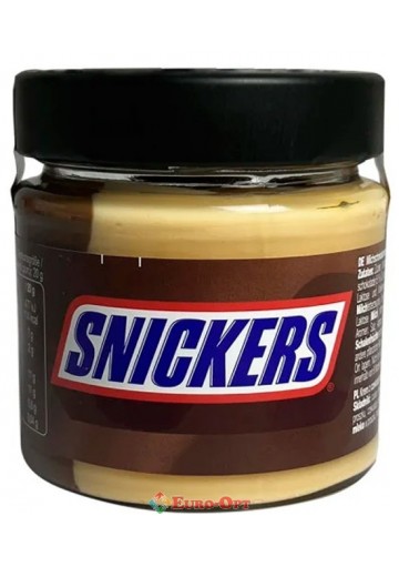 Паста шоколадная Snickers 200g.