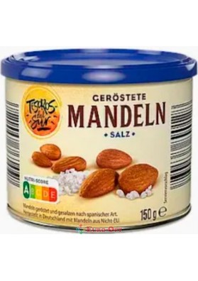 Миндаль с солью Tesoros del Sur Geröstete Mandeln Salz 150g.