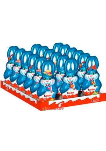 Упаковка шоколадних фігурок Kinder Hollow Figures (Кіндер Зайчик) 110г × 18шт