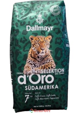 Кава в зернах Dallmayr Crema d'Oro Selektion Südamerika 1kg.