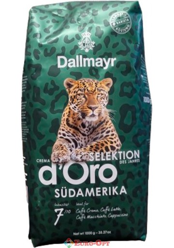 Кофе в зернах Dallmayr Crema d'Oro Selektion Südamerika 1kg.