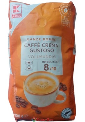 Кофе в зернах K-Classic Caffe Crema Gustoso 1kg.
