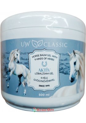 Охлаждающая Мазь UW Lobalzsam Activ Gel с Травяными Экстрактами 500ml.