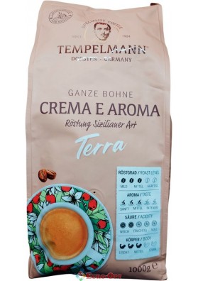 Кава в зернах Tempelmann Terra Crema E Aroma 1kg.