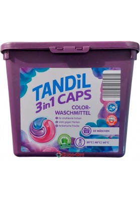 Пральний порошок Tandil Color 3in1 Caps 22шт