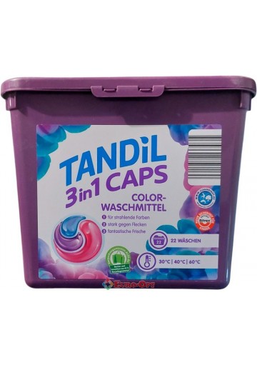 Стиральный порошок Tandil Color 3in1 Caps 22шт