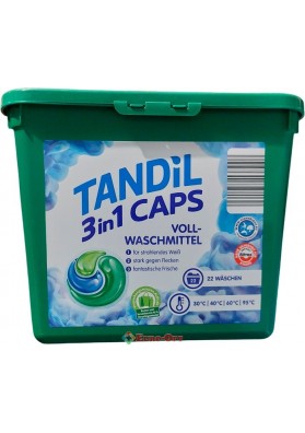 Пральний порошок Tandil Vollwaschmittel 3in1 Caps 22шт