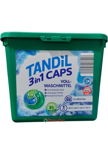 Пральний порошок Tandil Vollwaschmittel 3in1 Caps 22шт