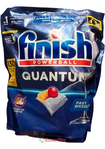 Таблетки для посудомийної машини Finish Powerball Quantum 130 tabs