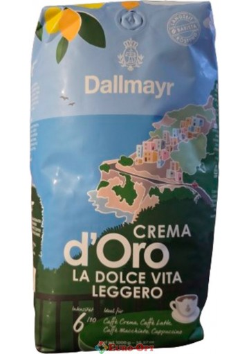 Кава в зернах Dallmayr Crema D’Oro Leggero 1kg.